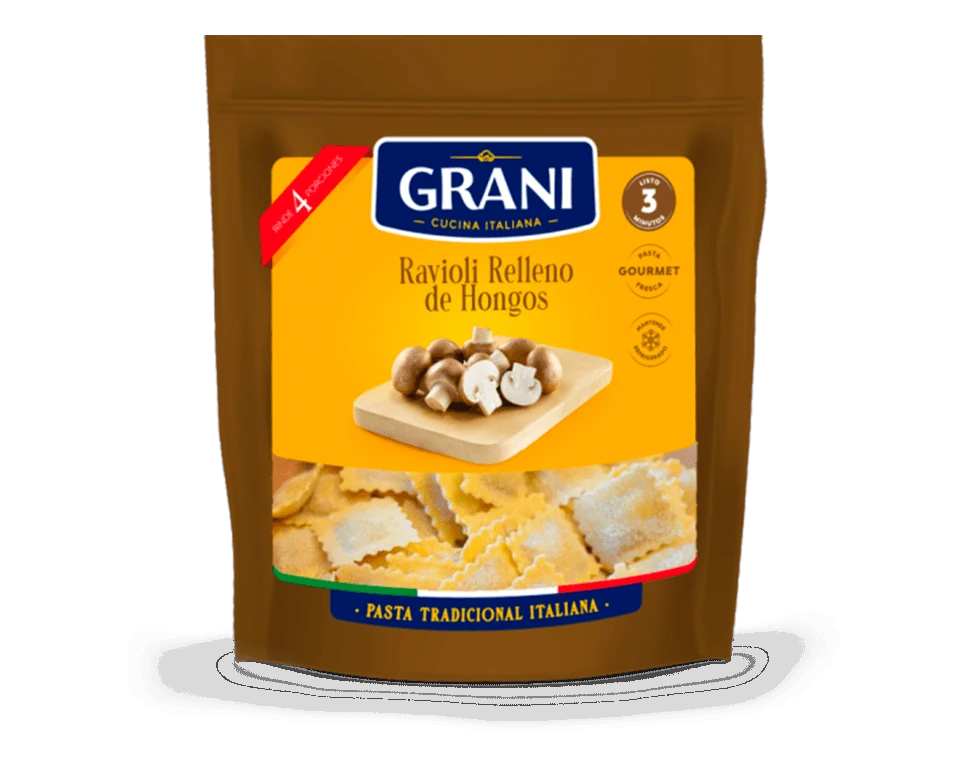 Ravioli hongos 1 kg